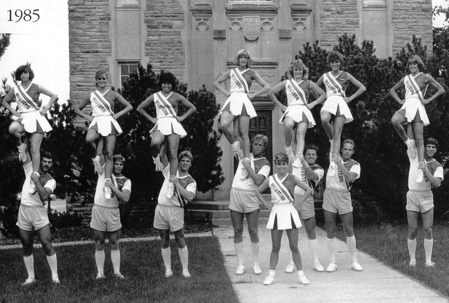 1980's - Unknown Cheerleaders - Lincoln High School